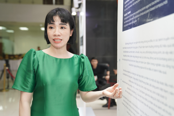 PGS.TS Nguyễn Thị Ái Nhung - chủ nhân Giải thưởng L'Oréal - UNESCO 2023 và Giải thưởng Sáng tạo châu Á 2024. Ảnh: Hoàng Toàn