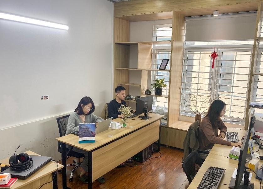 Đội ngũ N2TP trong quá trình nghiên cứu và phát triển phần mềm SmartDoseAI. Ảnh: Tạp chí Công Thương.
