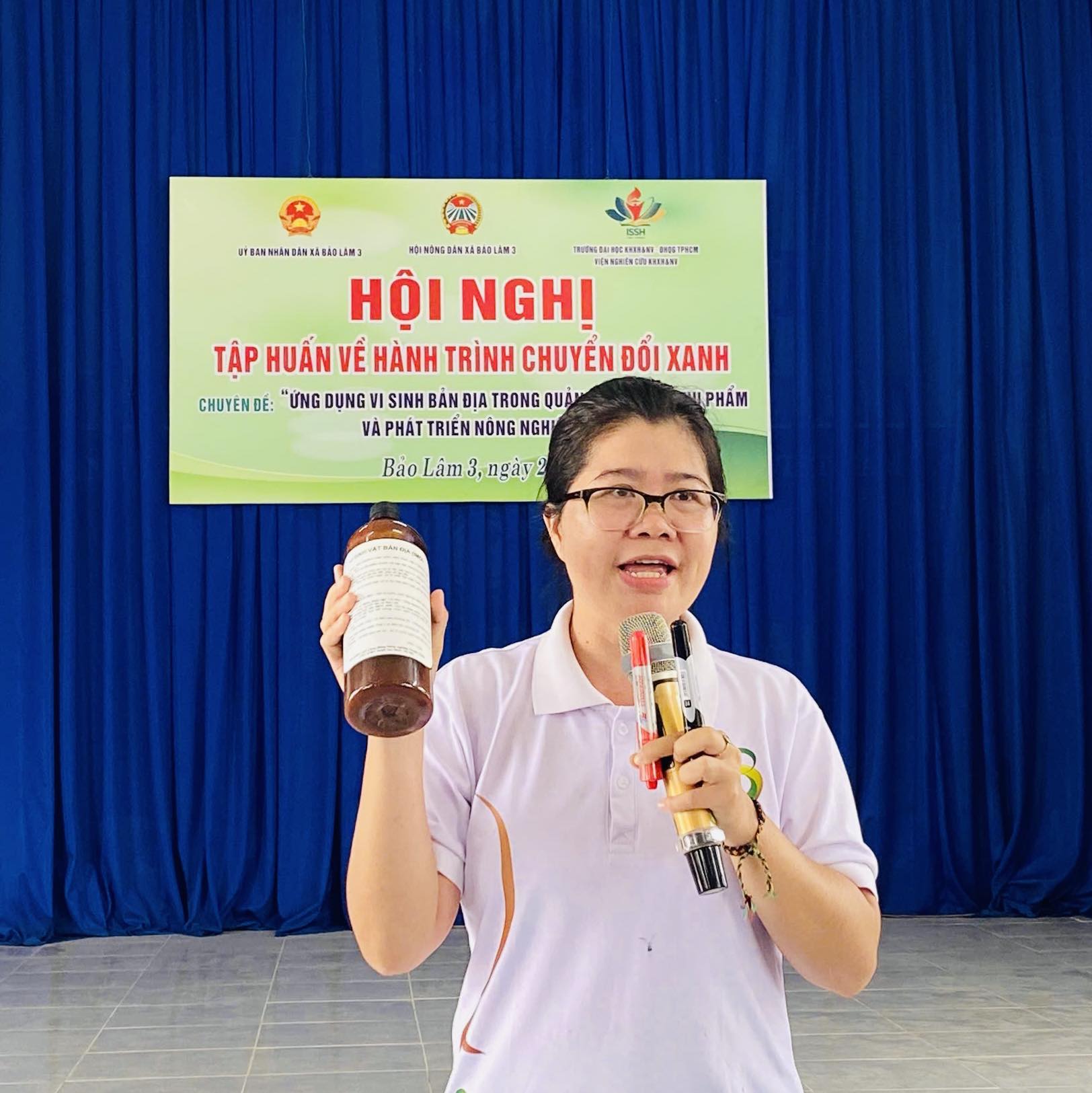 Hoạt động triển khai giải pháp vi sinh bản địa trong hệ sinh thái Abavina – AbaBio. Ảnh: Hồ sơ dự án AbaBio/Sáng kiến Khoa học 2026.