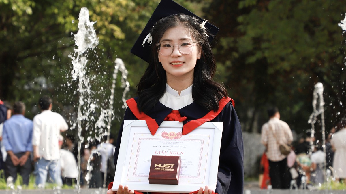 Học viên cao học Phạm Thị Vân Anh, cựu sinh viên Kỹ thuật Thực phẩm K65, Trường Hóa và Khoa học Sự sống, Đại học Bách khoa Hà Nội.