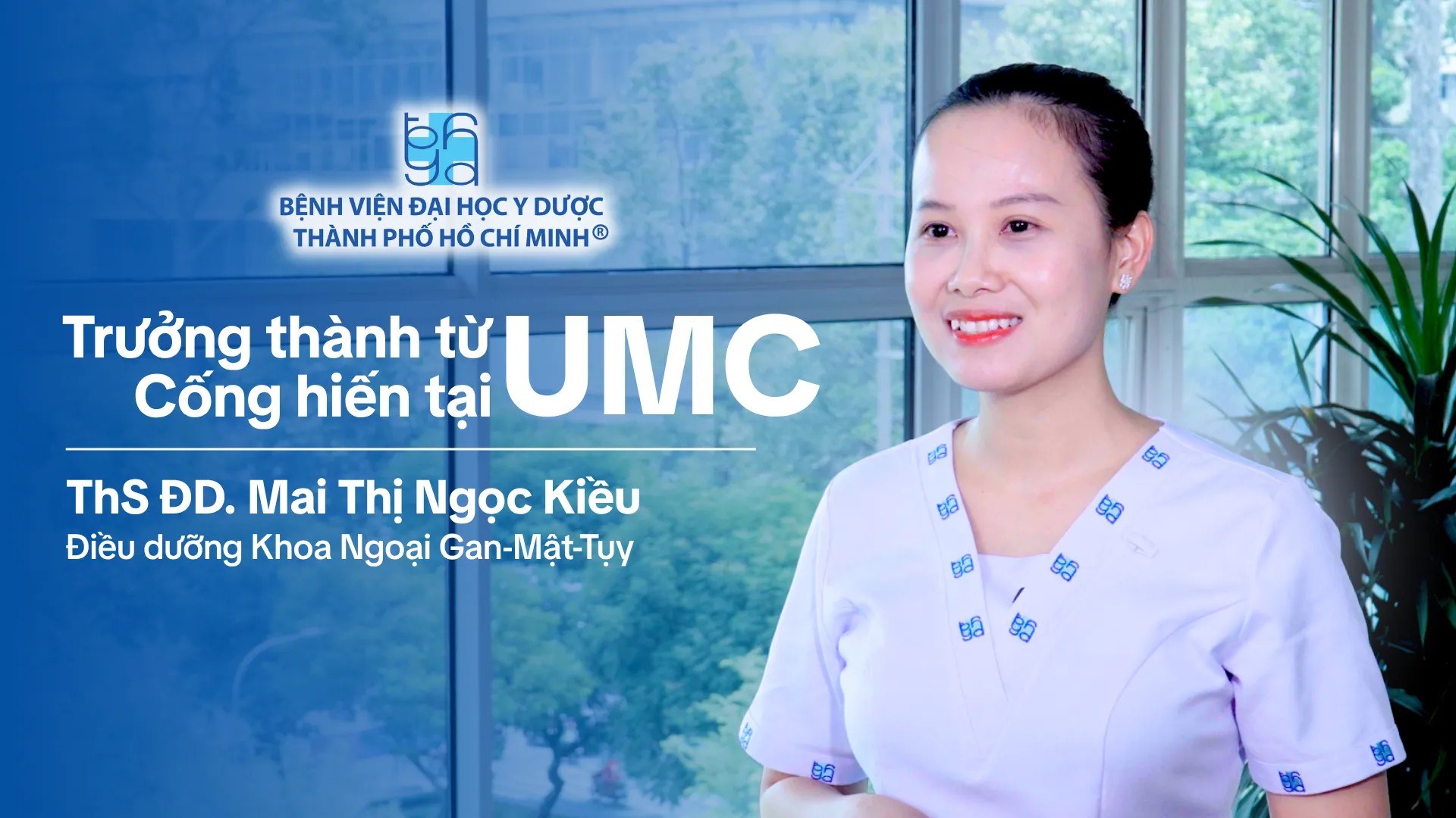 ThS. Mai Thị Ngọc Kiều, điều dưỡng Khoa Ngoại Gan - Mật - Tụy, Bệnh viện Đại học Y Dược TP.HCM. Ảnh: UMC.