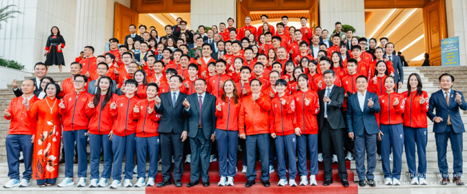 Lễ xuất quân Sea Game 33 diễn ra tại Văn Phòng Chính Phủ.