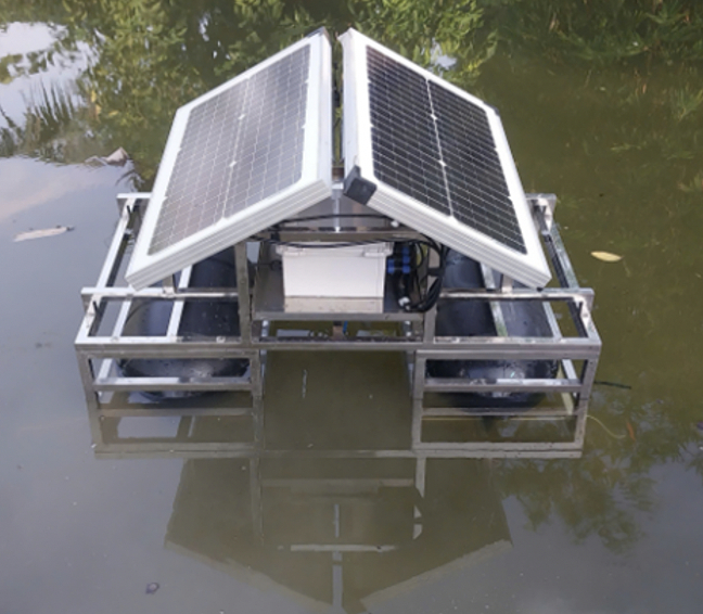   Thiết bị đo độ mặn nổi trên phao, sử dụng năng lượng mặt trời  