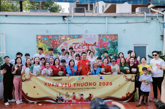 Herbalife Việt Nam tổ thức chương trình “Xuân Yêu Thương” 2026 cho trẻ em và người cao tuổi có hoàn cảnh khó khăn tại các Trung tâm Casa Herbalife