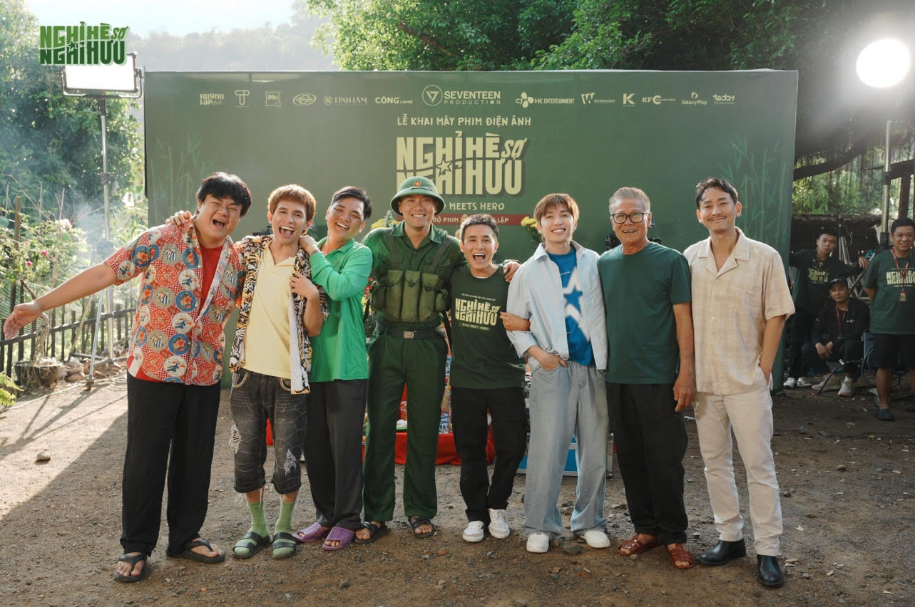 Huỳnh lập chính thức bấm máy phim điện ảnh Nghỉ hè sợ nghỉ hưu: Hội tụ dàn sao đa thế hệ, khai thác mâu thuẫn ông cháu