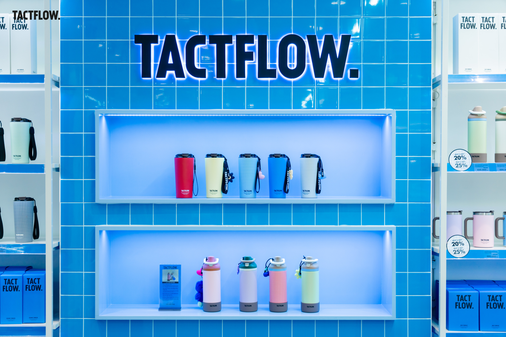   Bộ sưu tập bình giữ nhiệt thuộc dòng sản phẩm GO FLOW  