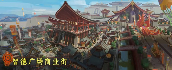 Bản thảo phân cảnh Phố thương mại Quảng trường Trí Đức trong phim