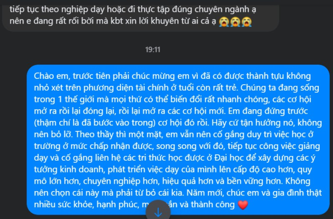 Tiết lộ mức lương làm thêm của học sinh cũ, thầy giáo khiến nhiều người choáng váng: Làm gì mà 1 tháng kiếm tận 120 triệu?