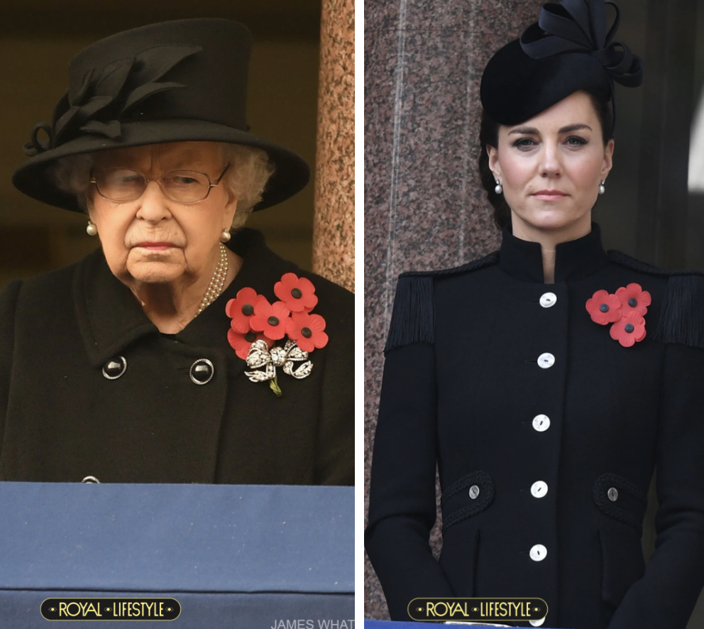 Vì sao Vương phi Kate luôn đeo 3 bông hoa anh túc