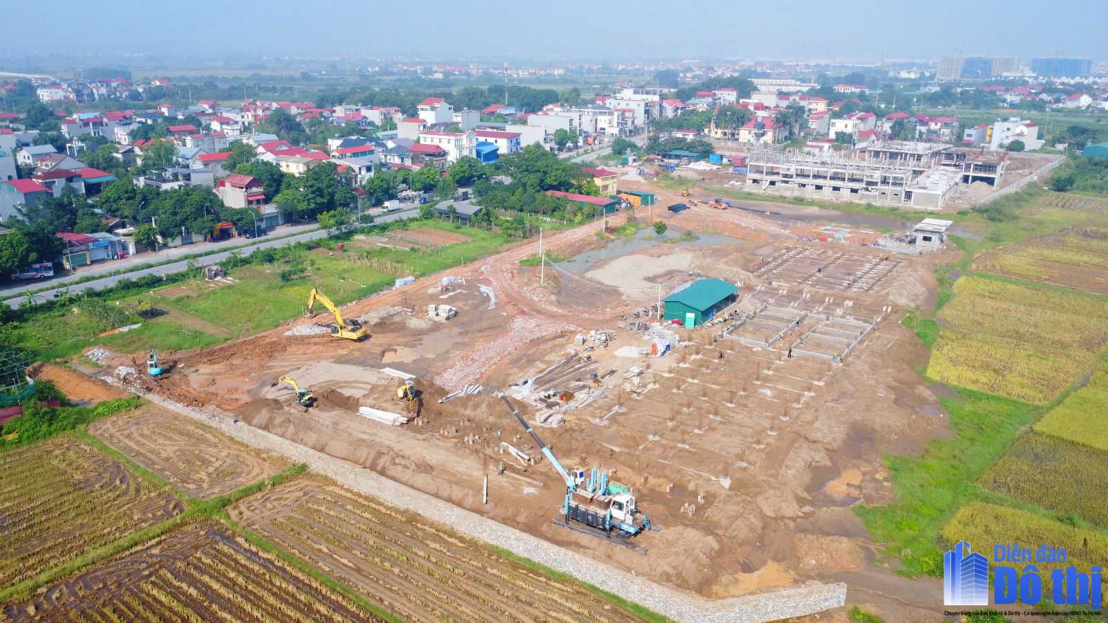 Khu đất xây Trường Tiểu học Kim Hoa A - Ảnh: Diễn đàn Đô Thị