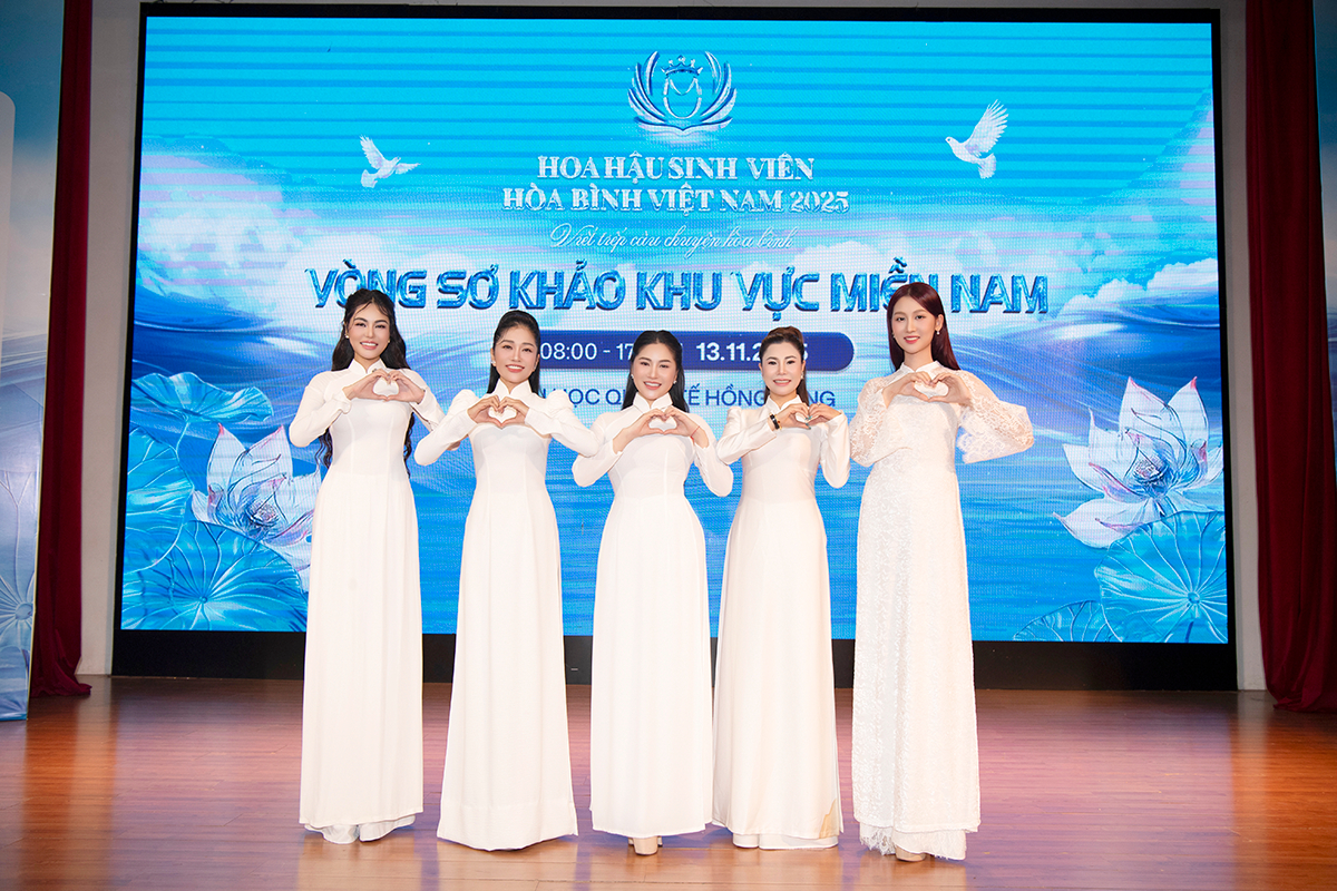 Hoa hậu Quế Anh xuất hiện tại vòng sơ khảo, trực tiếp chọn thí sinh vào bán kết HH Sinh viên Hòa bình Việt Nam 2025