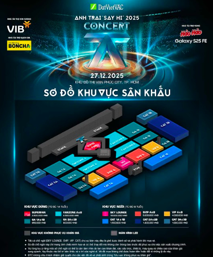 Hiệu ứng Anh Trai “Say Hi” bùng nổ: Hàng chục nghìn người đổ về concert lớn nhất cuối năm