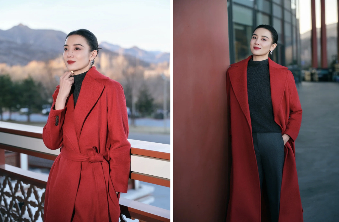 Tống Giai diện áo da màu đỏ xinh “ná thở”: 3 con giáp nên tranh thủ diện màu này trong tháng 12 để kéo hỷ khí, rước may về tay