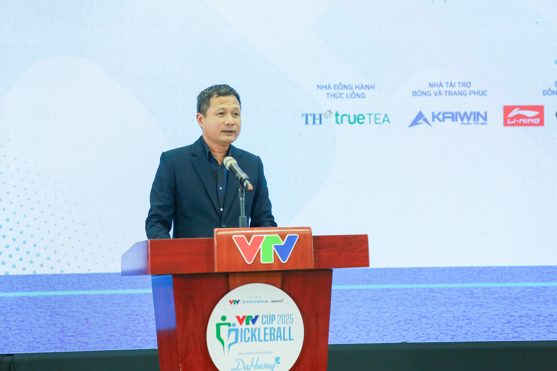 Ông Đỗ Đức Hoàng - Phó Tổng Giám đốc Đài Truyền hình Việt Nam, Trưởng Ban chỉ đạo Giải Pickleball VTV Cúp 2025