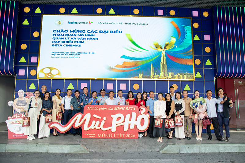 Hoạt động tham quan mô hình rạp chiếu trong khuôn khổ Liên hoan Phim Việt Nam lần thứ XXIV