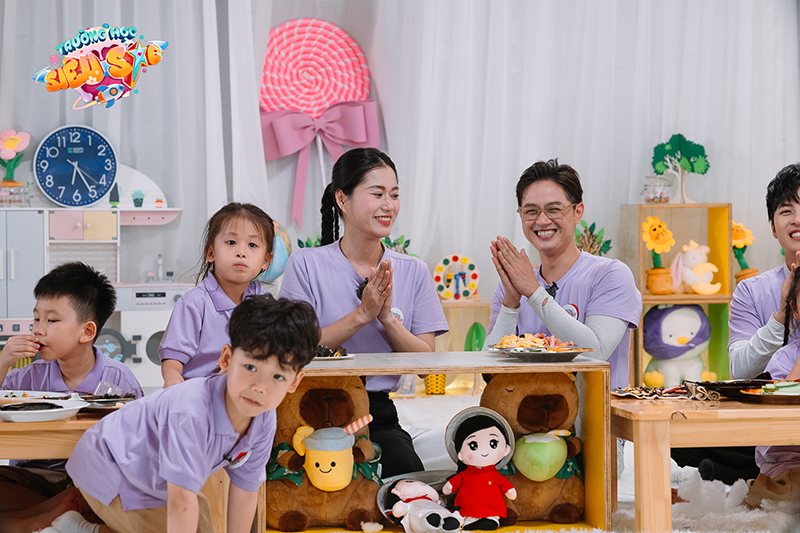 Tập 5 “Trường Học Siêu Sao”: Giờ học náo nhiệt, khoảnh khắc nghẹn ngào và lời chia tay thầy Hải Đăng Doo