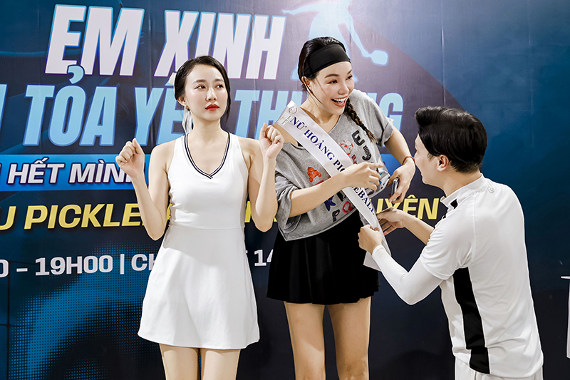 Á hậu Trà Ngọc Hằng tổ chức giải pickleball thiện nguyện, lan tỏa tinh thần thể thao và sẻ chia