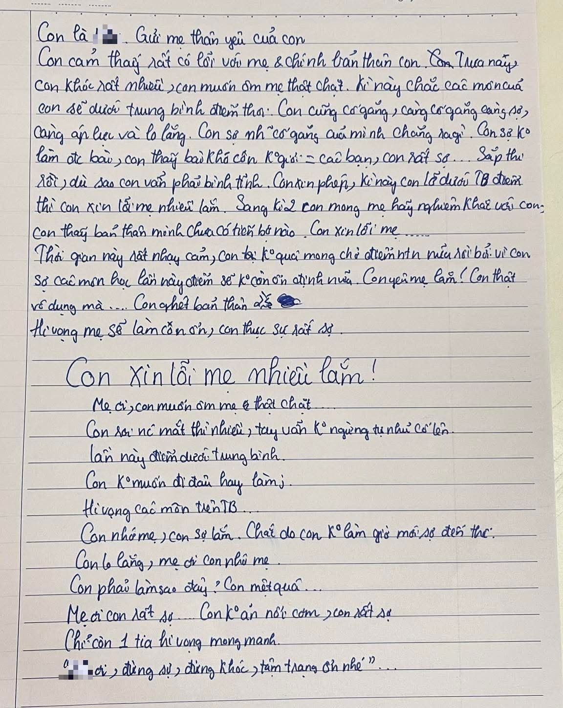 Bức thư gây chú ý