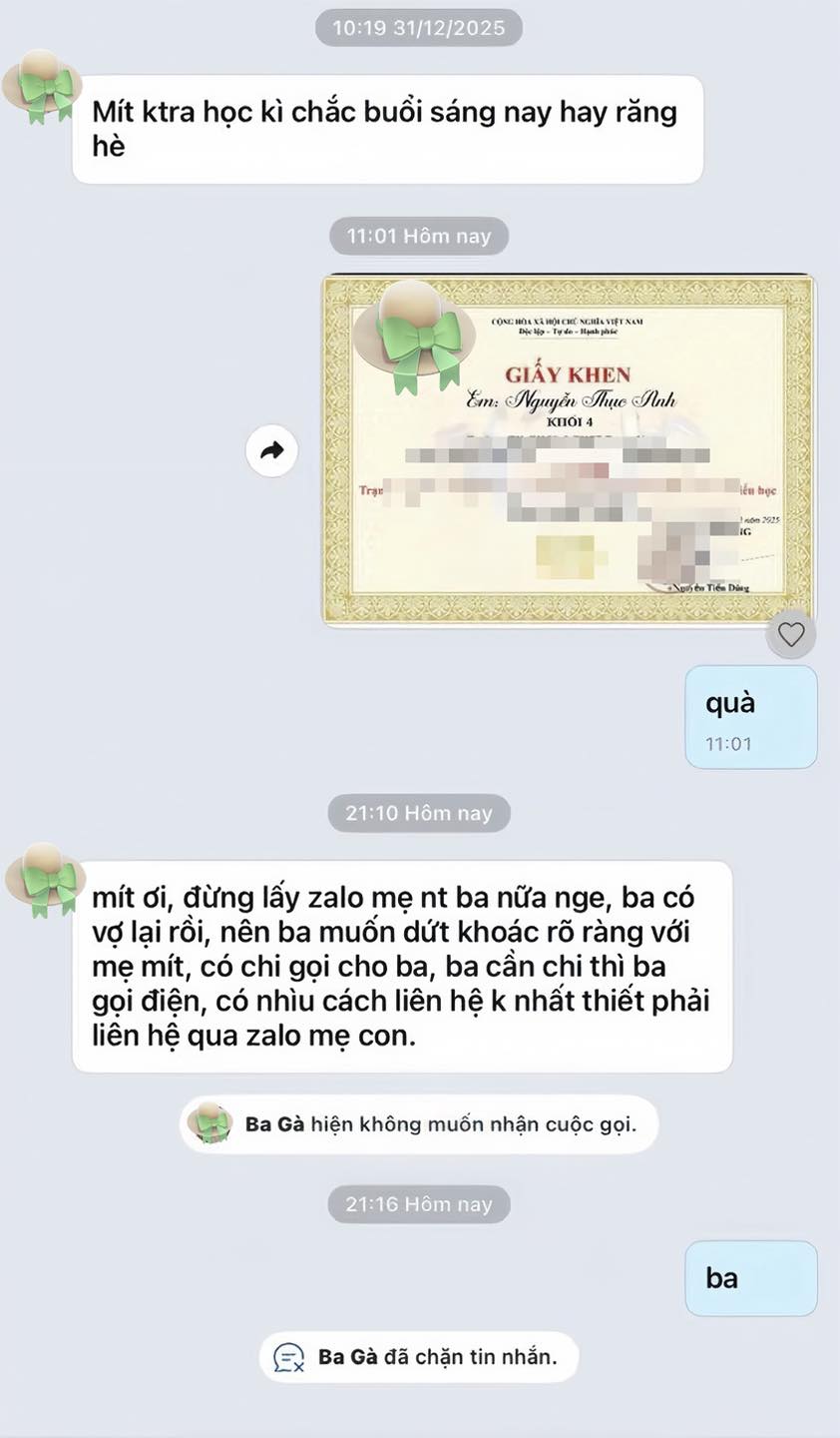 Bố chặn liên lạc với con vì có vợ mới: Không ở được với nhau là chuyện của người lớn nhưng đừng nói lời 