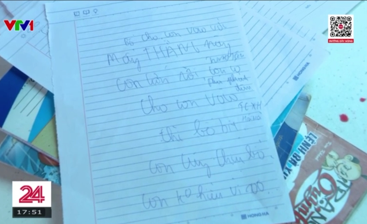 Những lời cuối của em N sao mà đau xót quá. Nguồn ảnh: VTV1