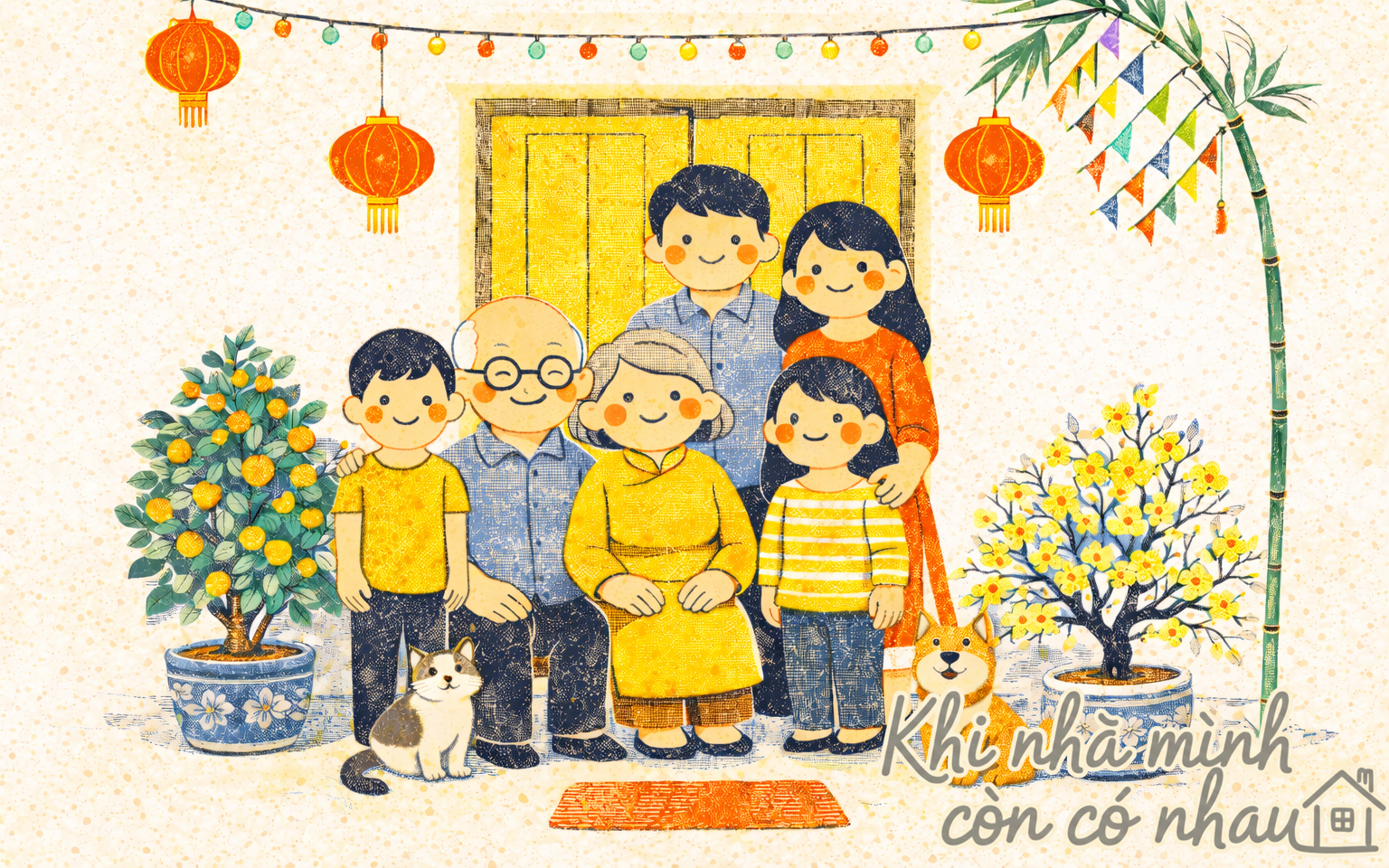 Tết này còn chần chừ gì mà không chụp ảnh cùng bố mẹ: 