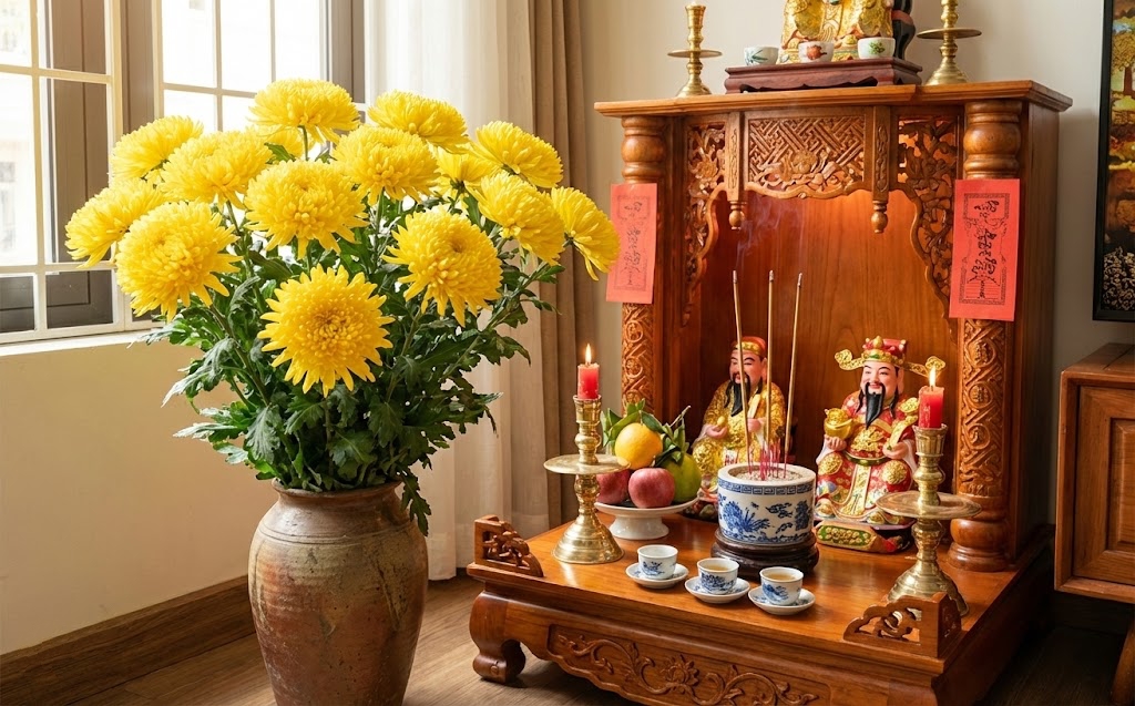 Hoa cúng ngày vía Thần Tài nên chọn loại nào?