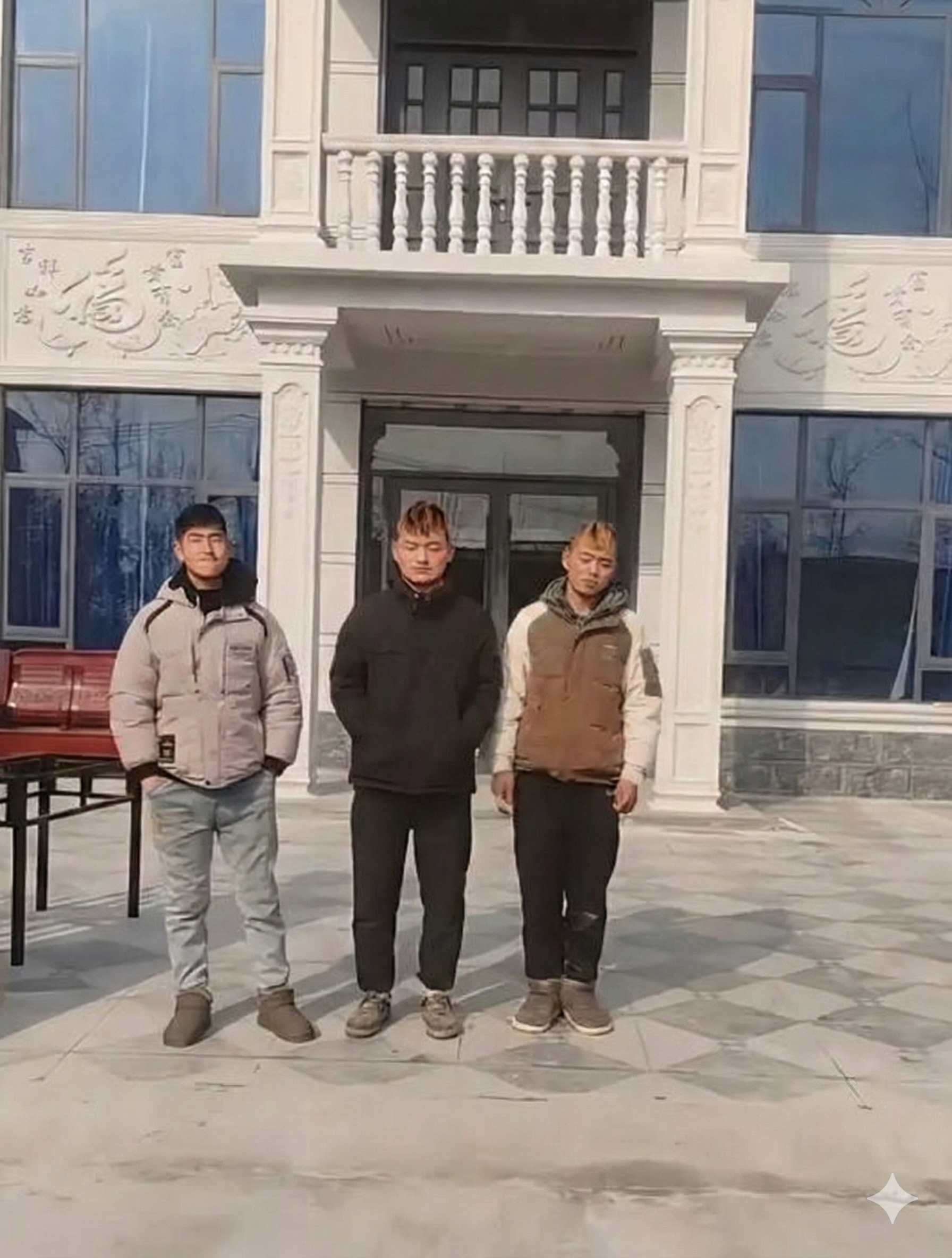 3 cậu con trai có vẻ ngoài lêu lổng