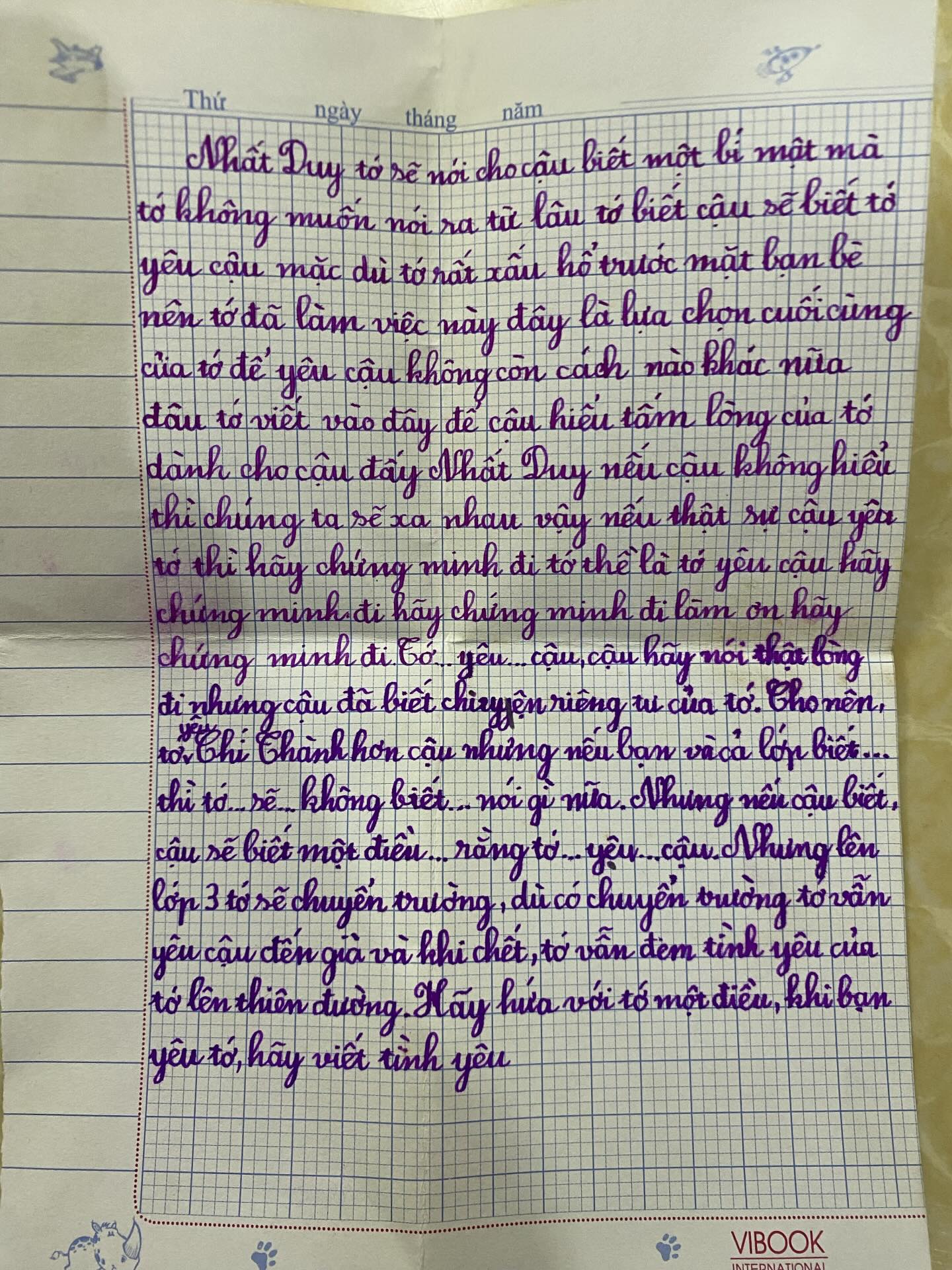 Bức thư gây bão