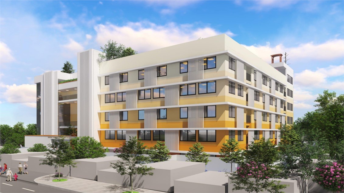 Cuối năm nay, khu Đống Đa, Hà Nội sẽ có 1 trường THPT mới cực XỊN: Diện tích xây dựng hơn 2.000m2, nhìn ảnh phối cảnh mà mê!