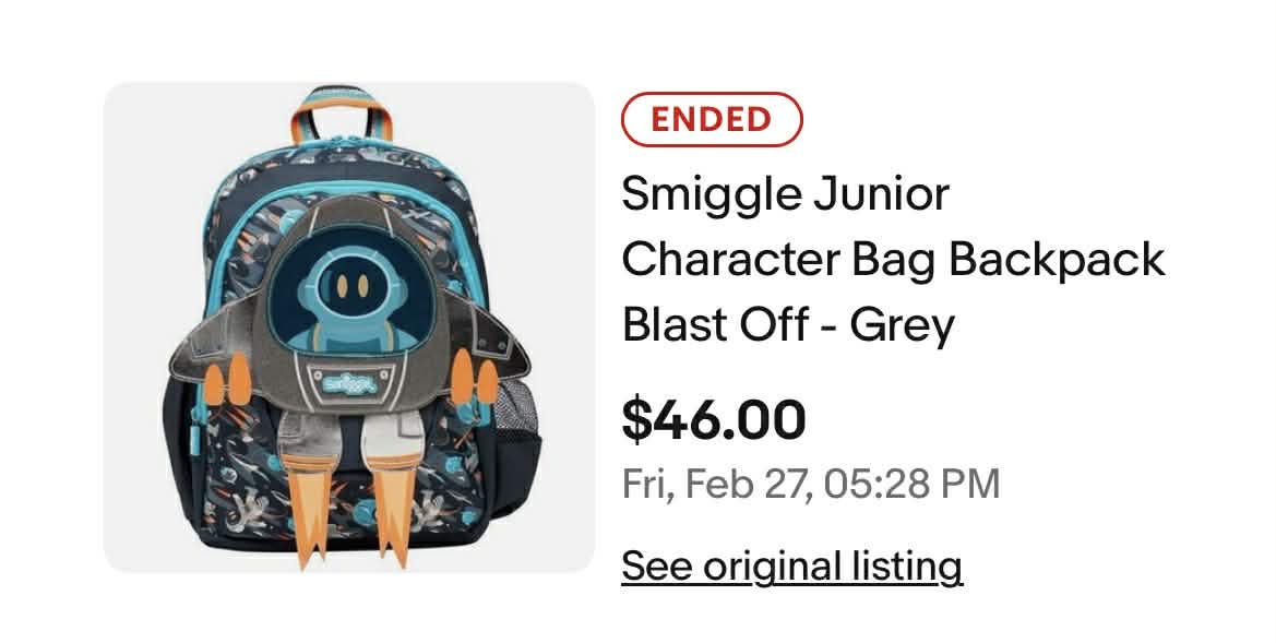 Theo thông tin từ trang bán hàng quốc tế, mẫu balo này có giá 46 USD, tương đương khoảng hơn một triệu đồng.