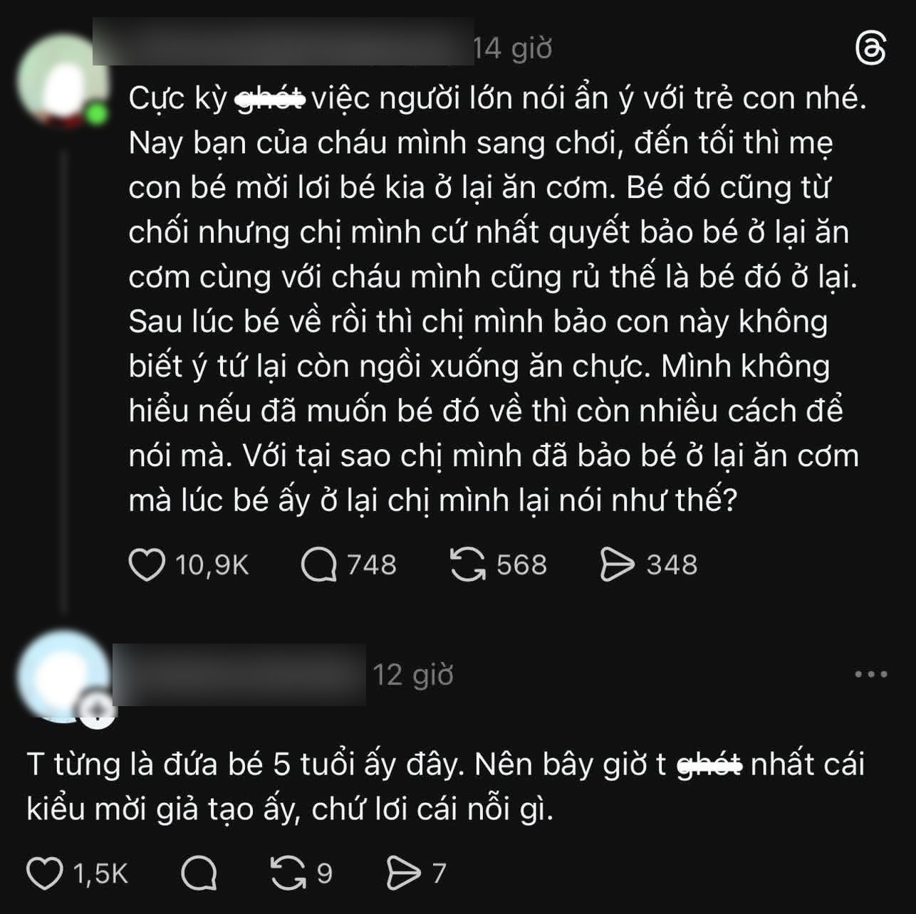 Câu chuyện được cư dân mạng chia sẻ