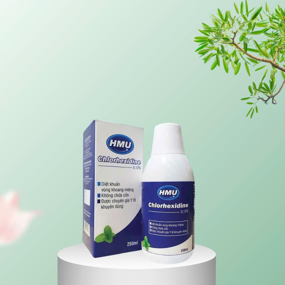   Nước xúc miệng HMU 0.12% Chlorhexidine  