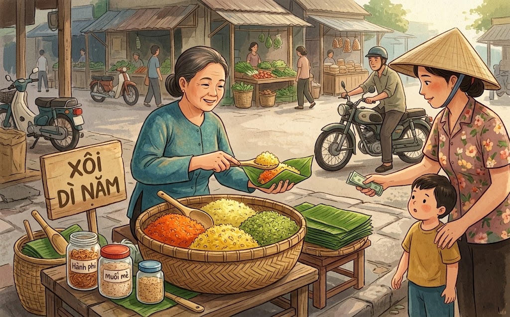 Nhìn dì 68 tuổi bán xôi mỗi sáng không phải vì thích, tôi hiểu ra điều gì đó về hậu vận của chính mình