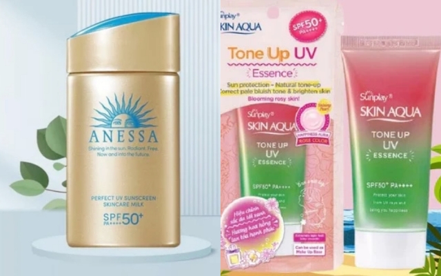 Kem chống nắng Anessa và Kem chống nắng Skin Aqua do Công ty TNHH Thương mại Dịch vụ BB Việt Nam đứng tên công bố bị Bộ Y tế yêu cầu thu hồi. 