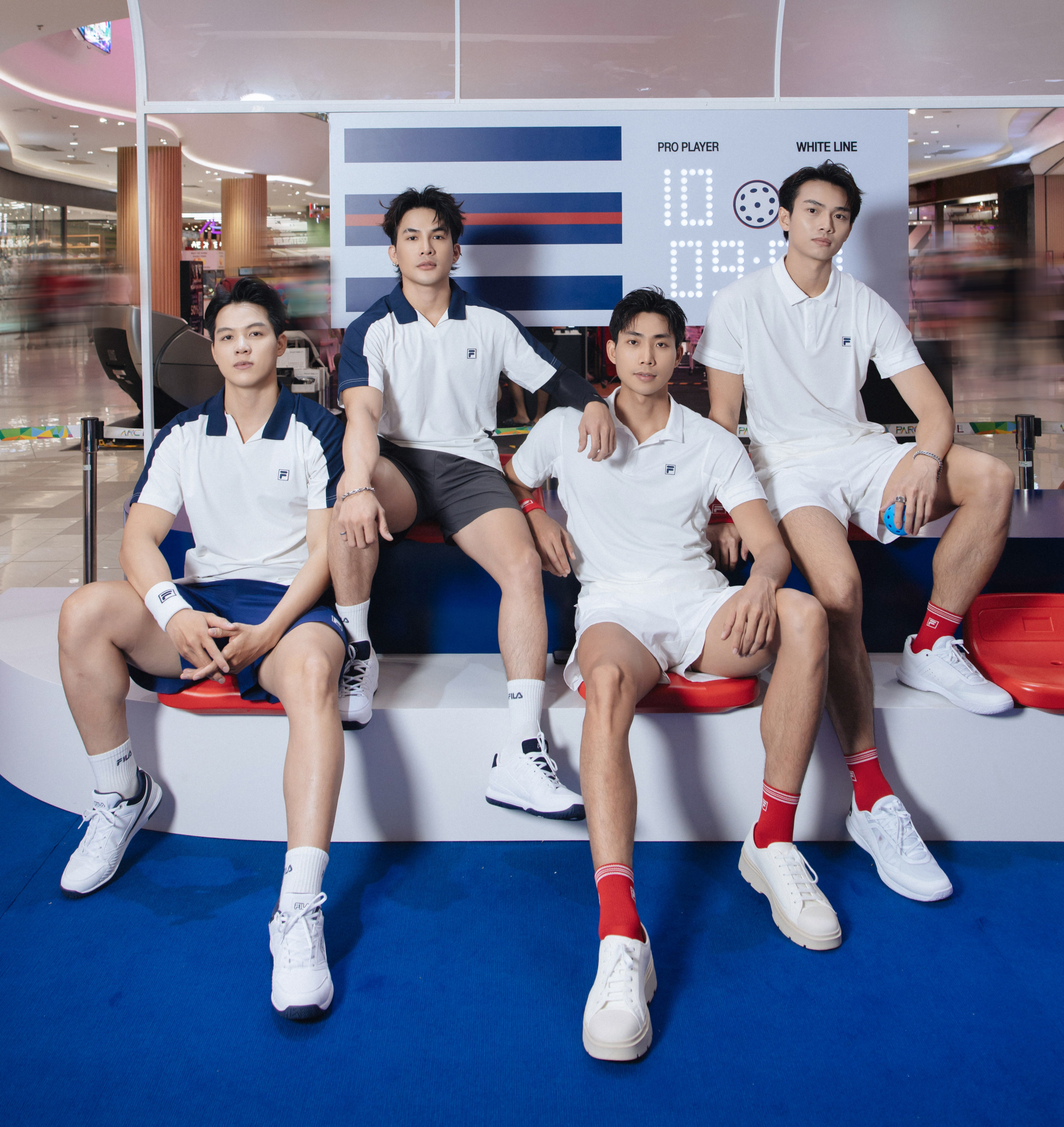 Minh Hằng, Jun Phạm, Duy Khánh cháy hết mình tại  “Sân chơi FILA Pickleball” ngay giữa trung tâm thương mại 