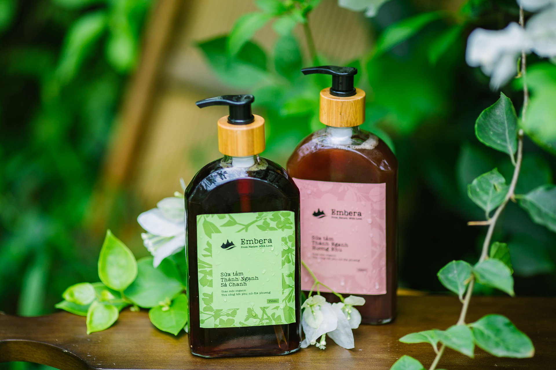   Sản phẩm sữa tắm của HTX Embera  