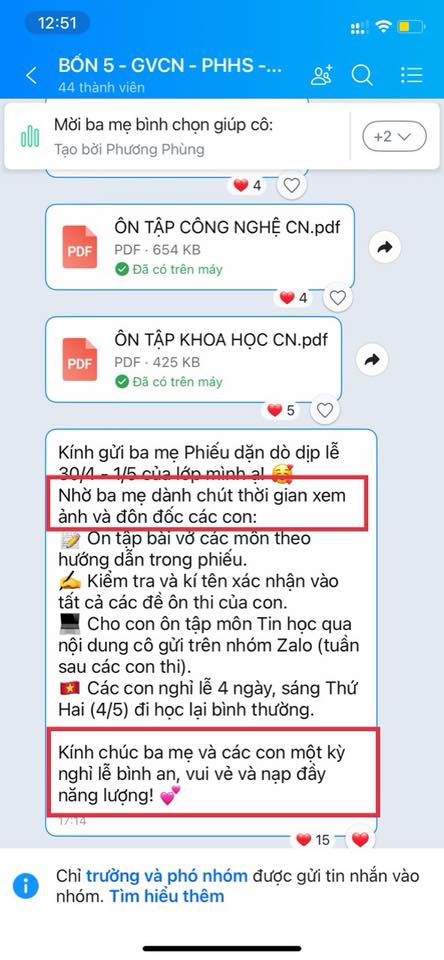3 tin nhắn từ cô giáo khiến một bà mẹ ở TP.HCM lập tức thay đổi thái độ: Cách giao tiếp của cô đã 