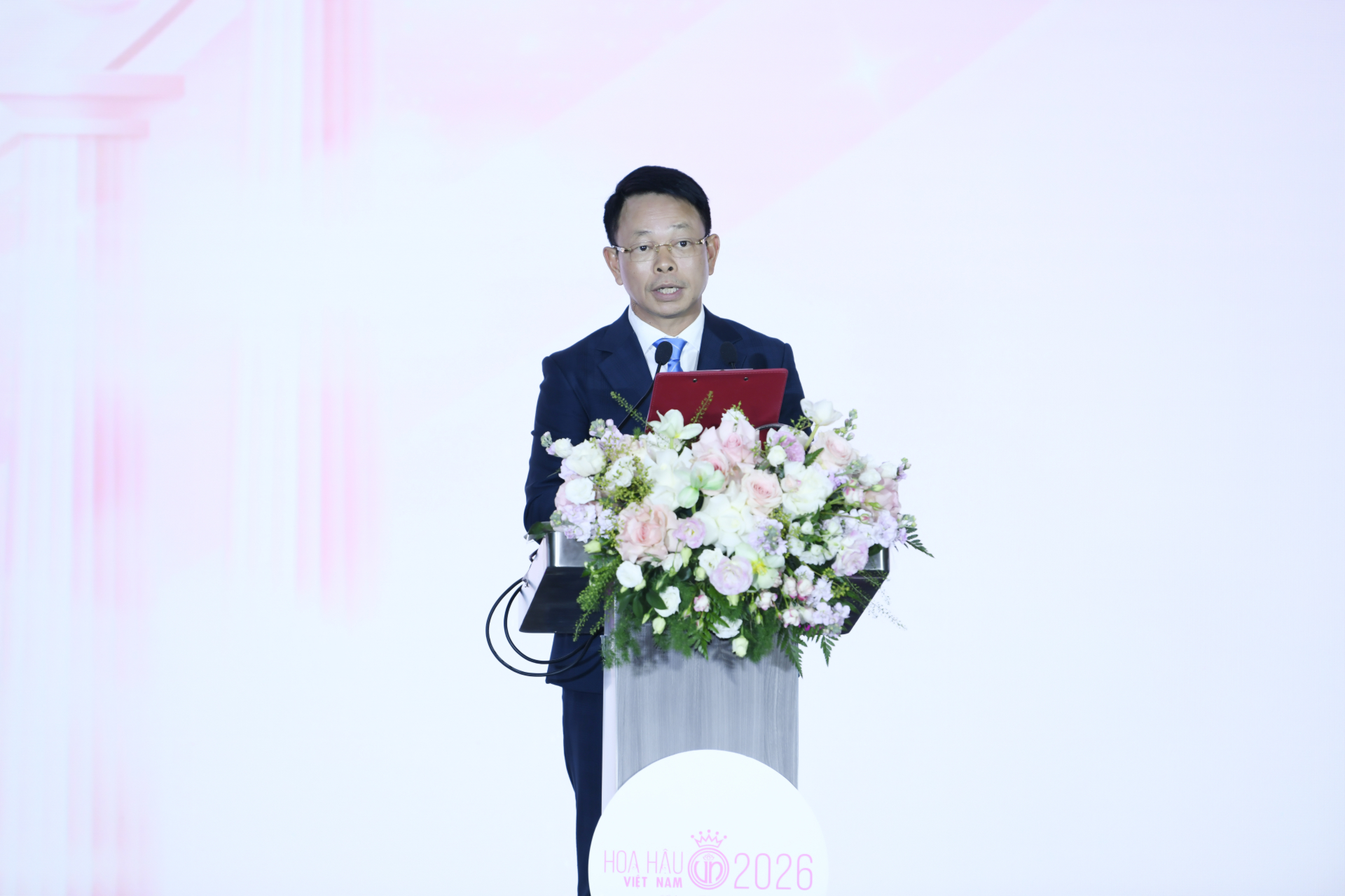 Nhà báo Phùng Công Sưởng, Tổng Biên tập Báo Tiền Phong, Trưởng Ban tổ chức Hoa hậu Việt Nam 2026