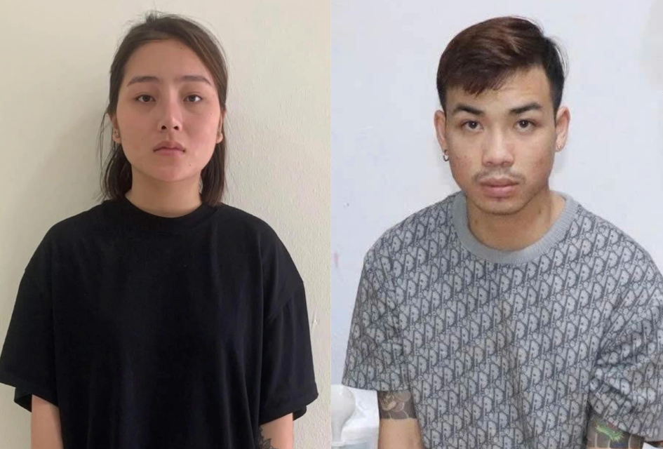   Bị can Bàn Thị Tâm và Nguyễn Minh Hiệp  