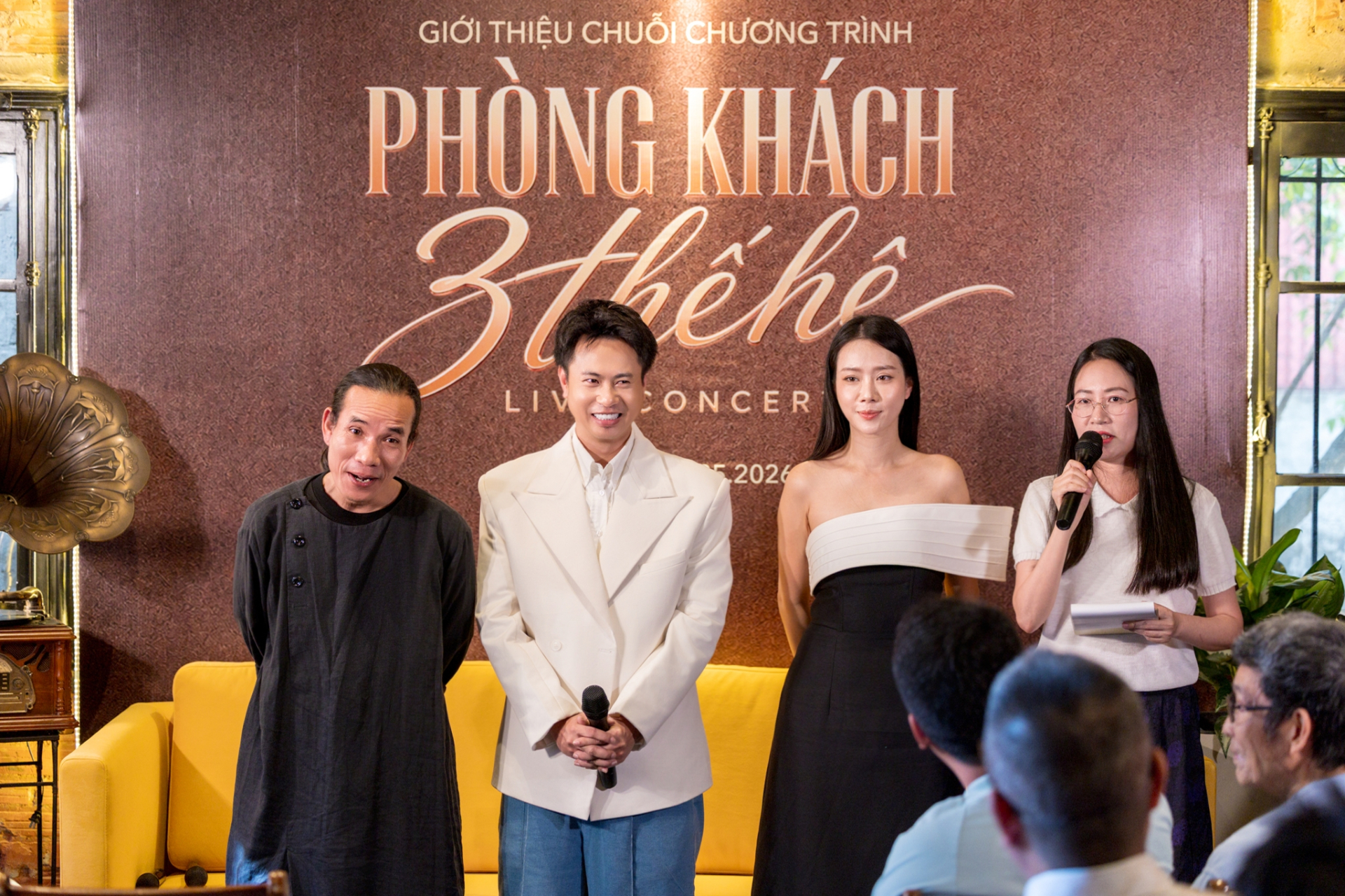 Nhạc sĩ Dương Cầm công bố chuỗi live concert “Phòng Khách 3 Thế Hệ”: Hát live 100%, tuyệt đối không có hát nhép