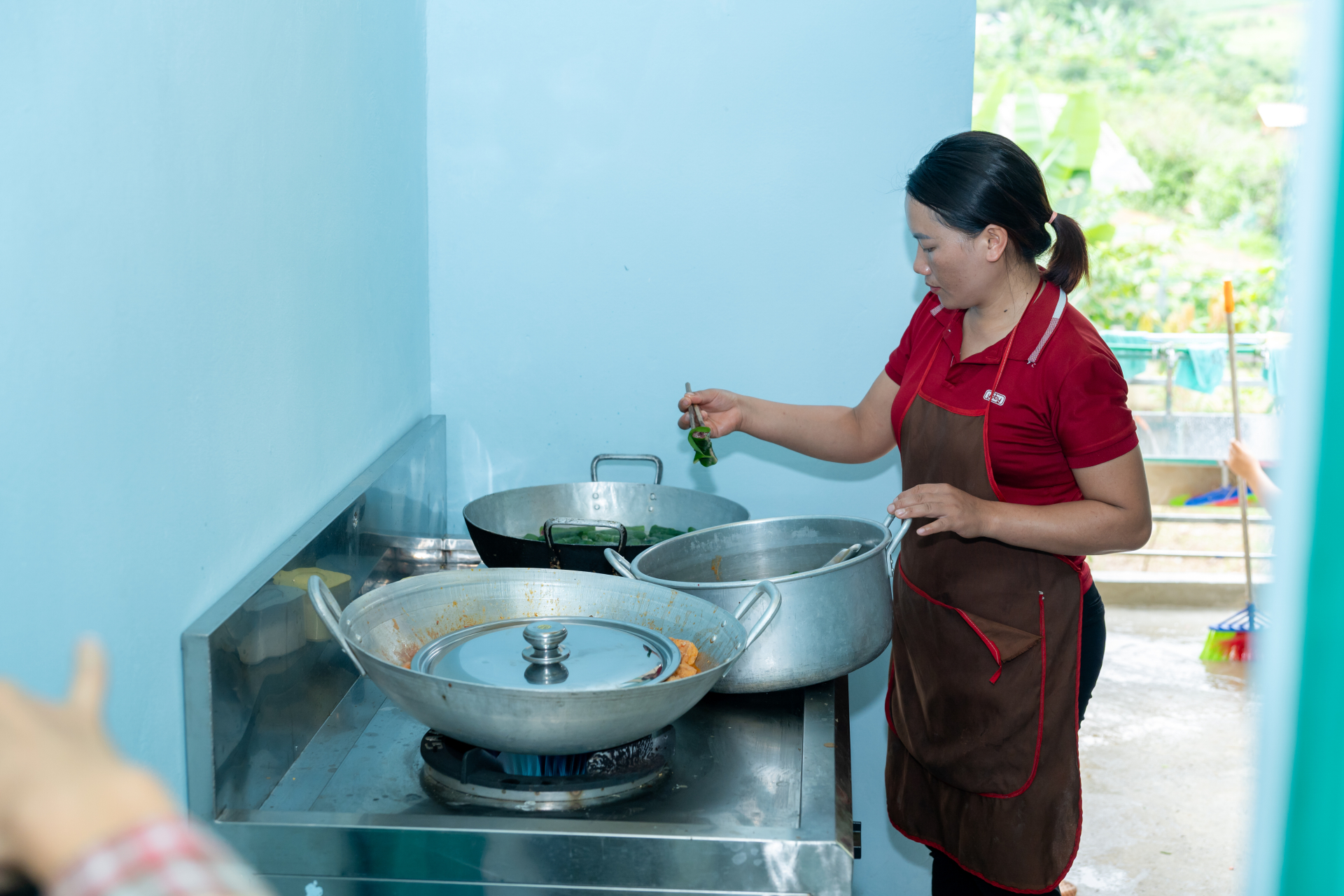 Tập đoàn Morinaga Milk còn thúc đẩy mô hình vận hành tự chủ tại cộng đồng thông qua chuyển giao kiến thức về dinh dưỡng và vệ sinh.