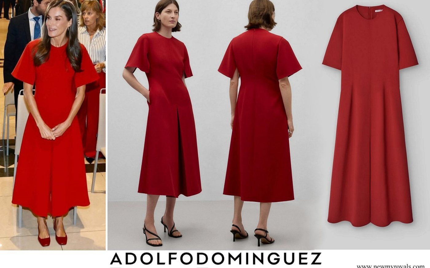 Vương hậu Letizia diện váy đỏ trao giải báo chí, đôi giày được khen hết lời nhưng tay áo lại gây tranh cãi