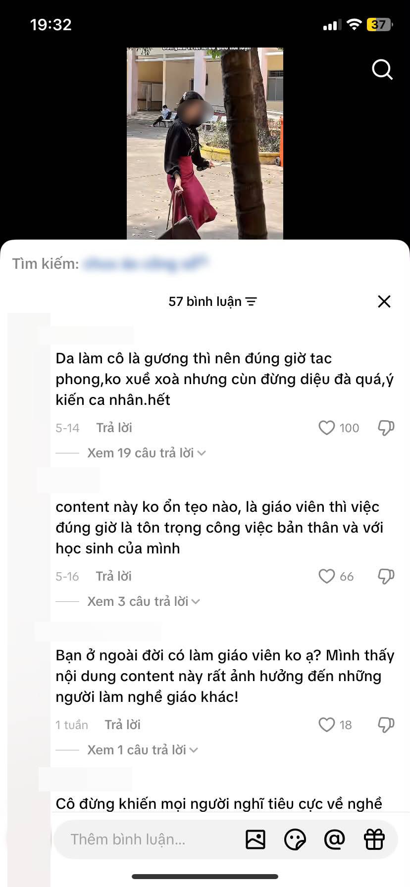Những bình luận chê trách của cộng đồng mạng