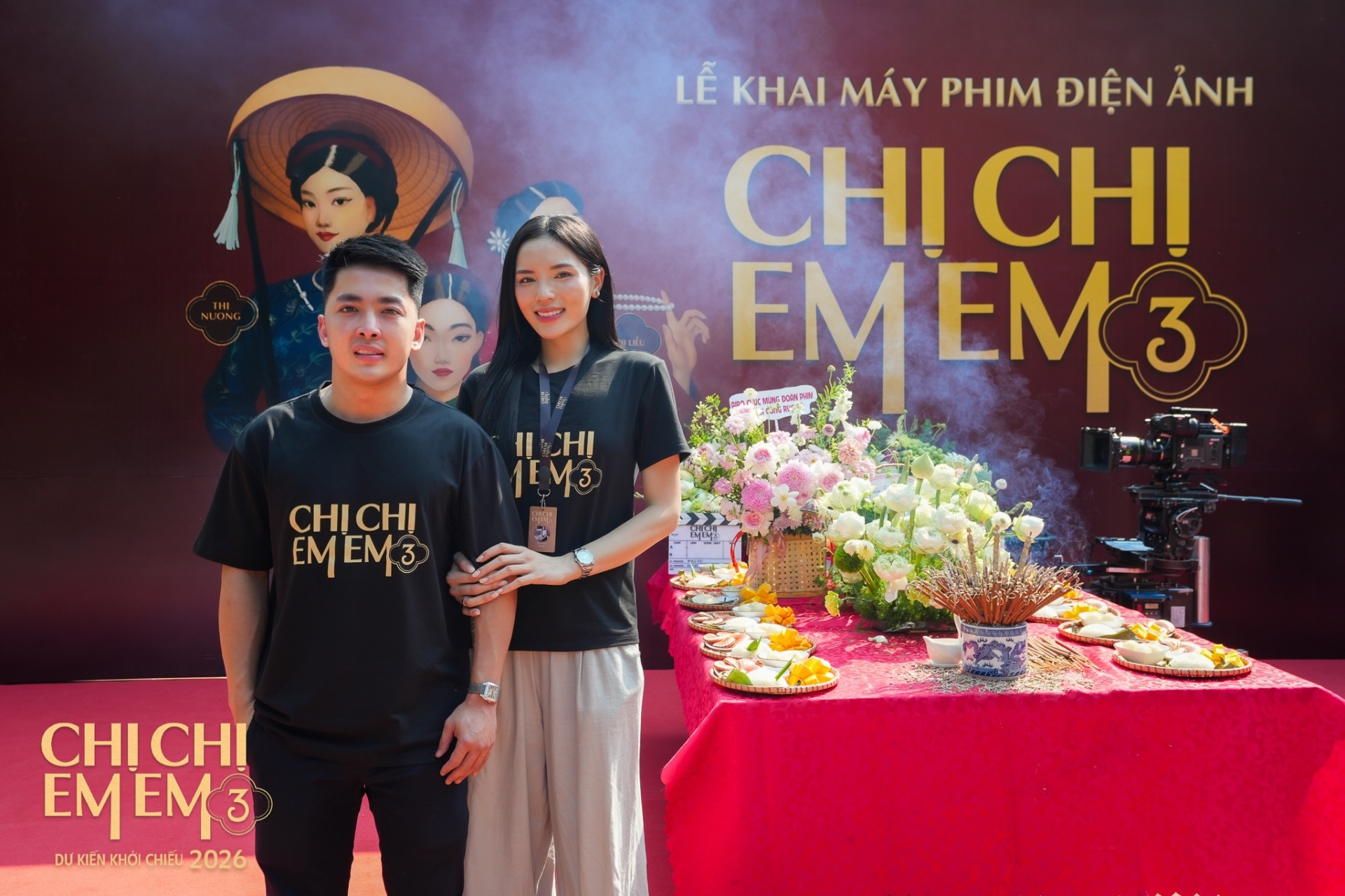 Hoa hậu Kỳ Duyên là mỹ nhân đầu tiên gia nhập đoàn phim “Chị Chị Em Em 3”