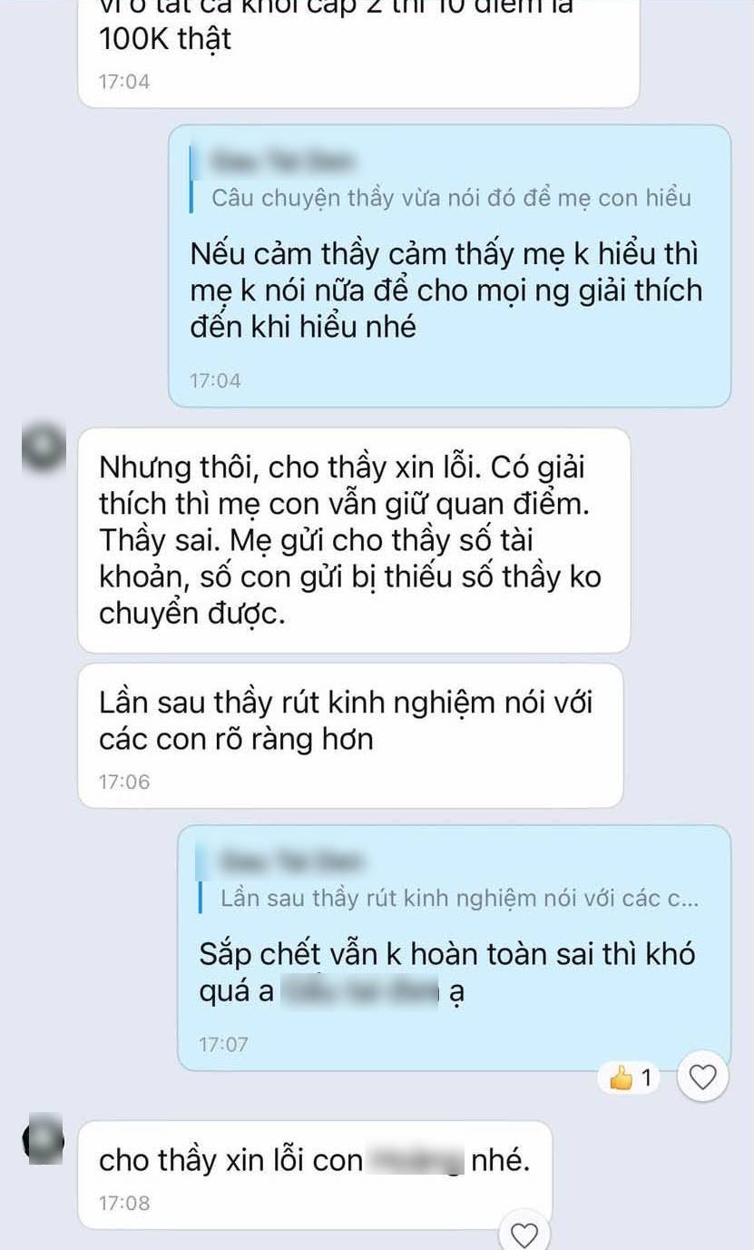Câu chuyện đẩy đi xa hơn khi người mẹ bắt đầu dùng tài khoản của con để vào cuộc