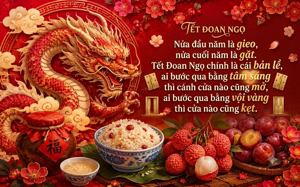 Tết Đoan Ngọ 2026 trúng thế