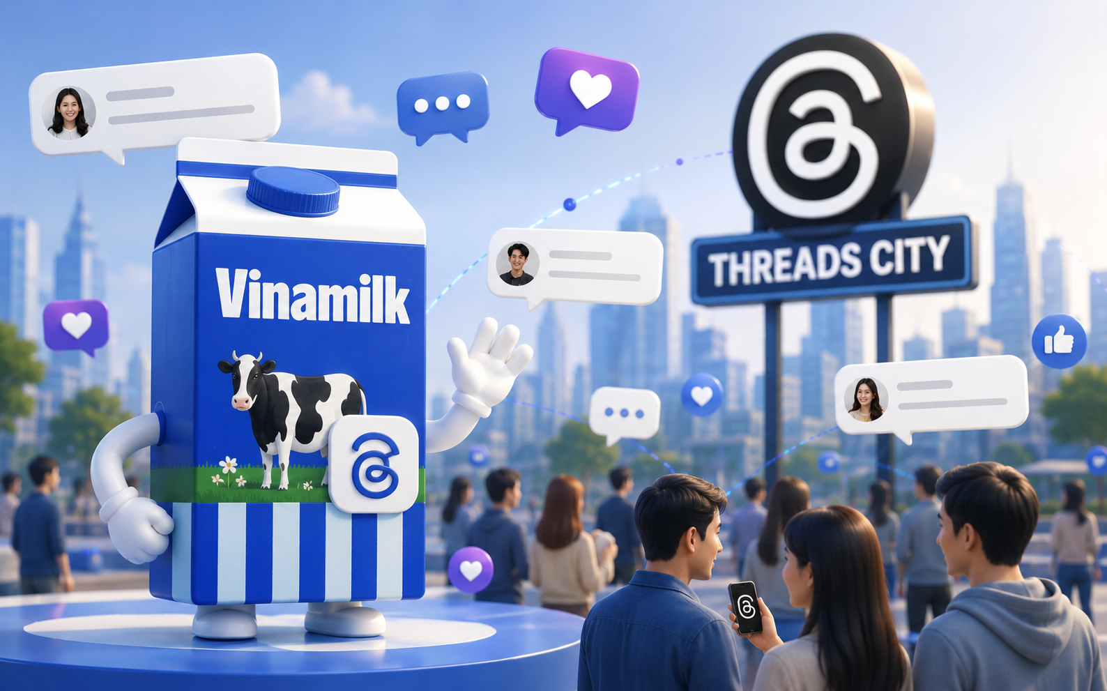Vinamilk trên Threads: Social case mẫu mực về cách một thương hiệu nên làm gì trên mạng xã hội ngoài việc livestream tung deal bán hàng
