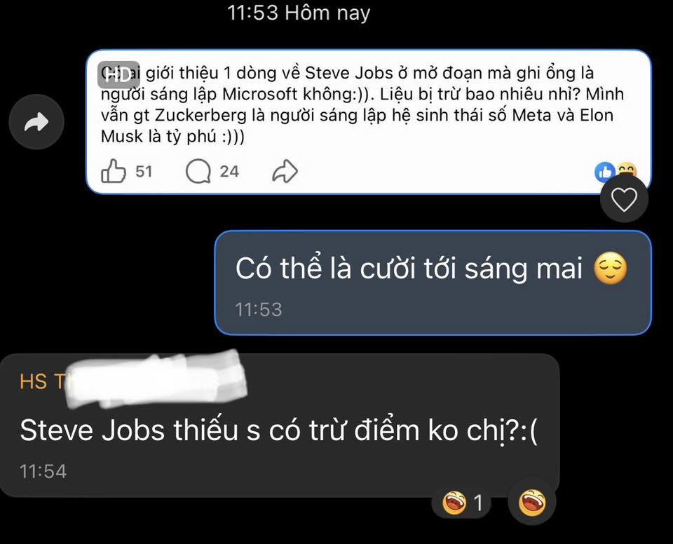 Một số sĩ tử than vãn về việc không biết Steve Jobs là ai