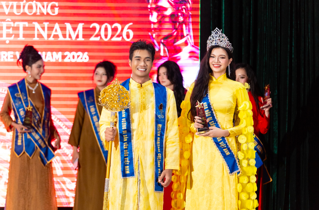Kết quả chung cuộc Hoa hậu và Nam vương Di sản Văn hoá Việt Nam 2026