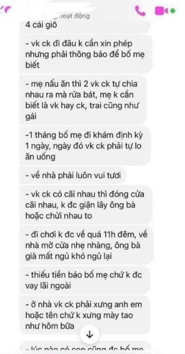 Đoạn tin nhắn xôn xao cõi mạng mẹ chồng gửi con dâu tương lai: Mẹ sẵn sàng cho tiền nhưng